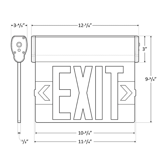 Westgate XT Edgelit LED Sign with Aluminum Housing