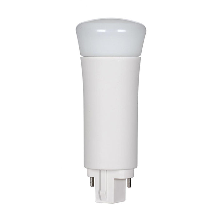 Satco S8537 9W PL 2-Pin Vertical LED Bulb, 3500K, G24d Base
