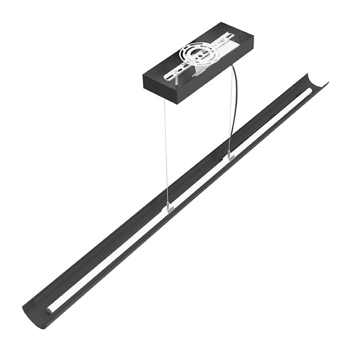 Westgate SCP 4-ft 20W/25W/30W LED Direct/Indirect Suspended Linear Light, CCT Adjustable