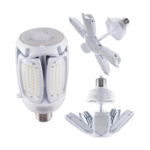 Satco S39799 60W LED HID Replacement, Corncob; 2700K; Mogul Extended Base; 120-277V; Type B; Adjustable Beam
