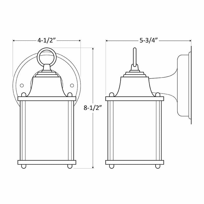 Westgate LRS 6W LED Residential Lanterns with Photocell, CCT
