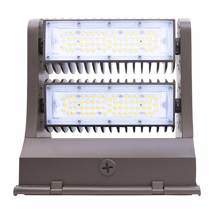 Westgate LW360 120W LED 360° Rotatable Wall Pack, 15600 Lumens, 0-10V Dimmiing, 120-277V, Dark Bronce