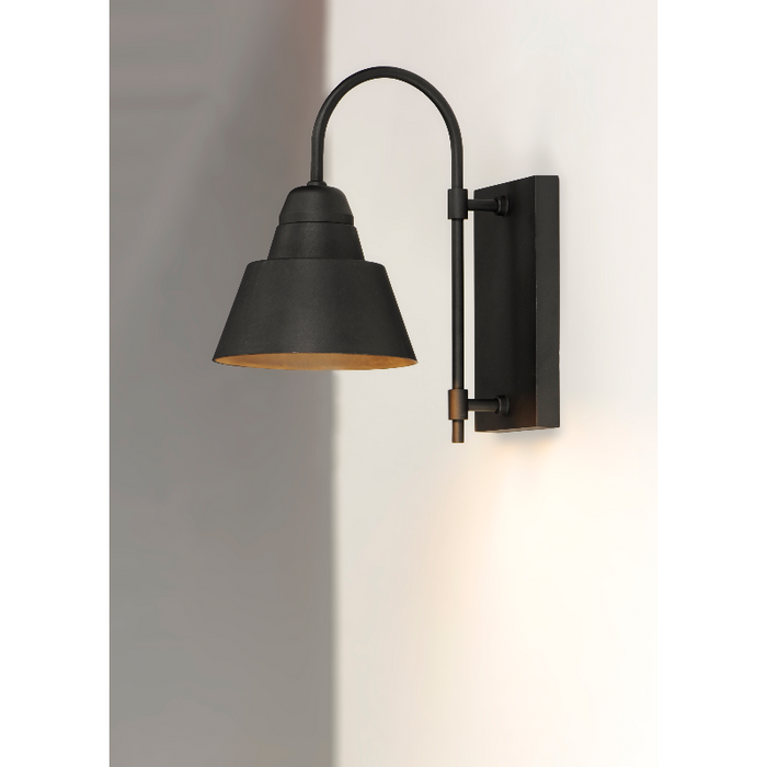 Maxim 10103 Shoreline 1-lt 15" Tall Outdoor Wall Sconce