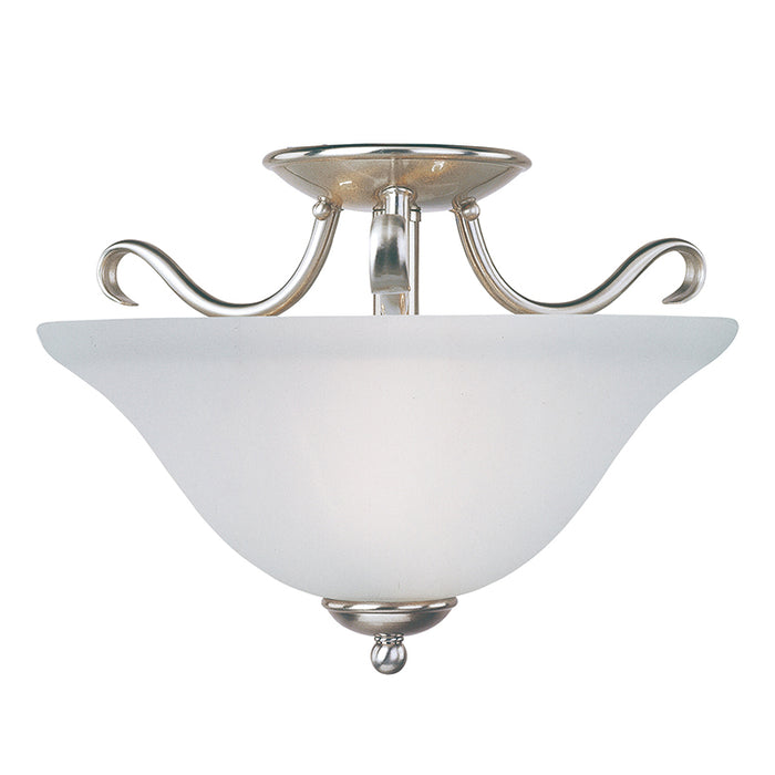 Maxim 10120 Basix 2-lt 14" Semi Flush Mount