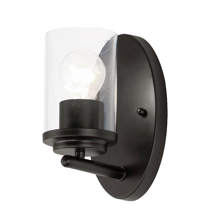 Maxim 10211CL Corona 1-lt 8" Tall Wall Sconce