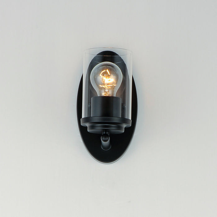 Maxim 10211CL Corona 1-lt 8" Tall Wall Sconce