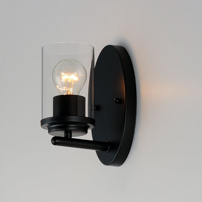 Maxim 10211CL Corona 1-lt 8" Tall Wall Sconce