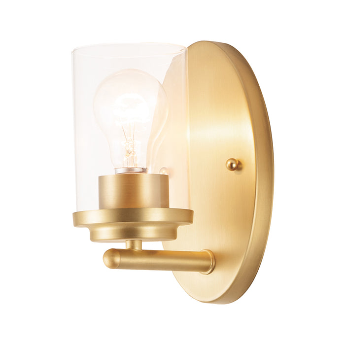Maxim 10211CL Corona 1-lt 8" Tall Wall Sconce