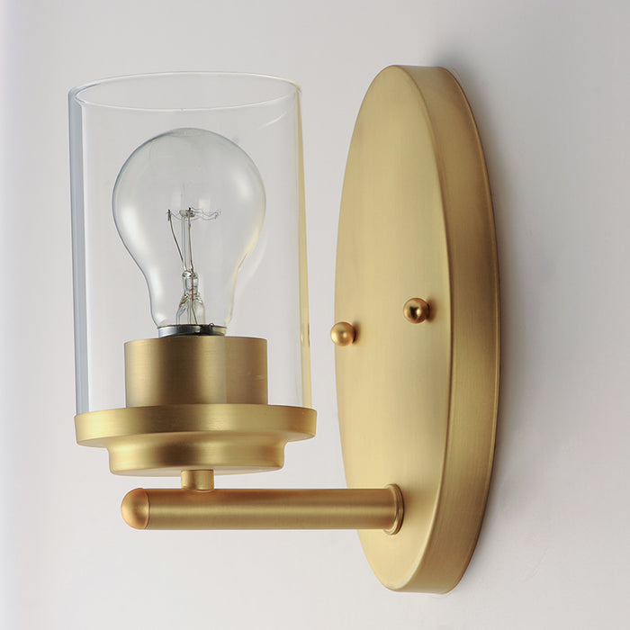 Maxim 10211CL Corona 1-lt 8" Tall Wall Sconce