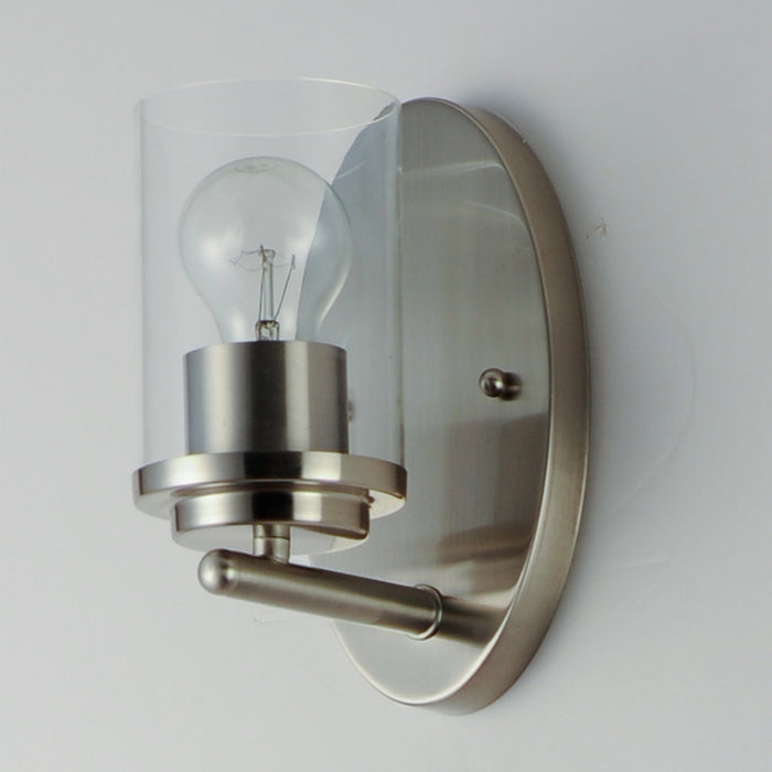 Maxim 10211CL Corona 1-lt 8" Tall Wall Sconce