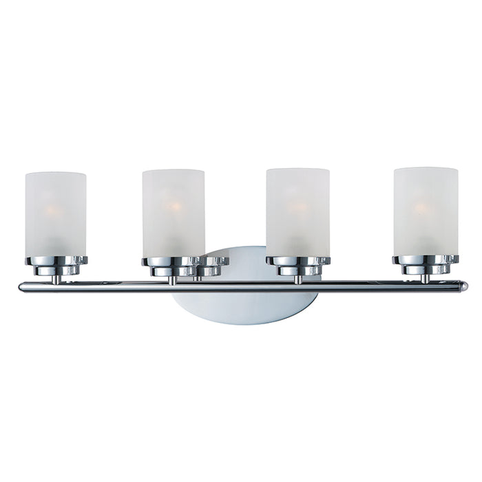 Maxim 10214FT Corona 4-lt 26" Bath Vanity, Frosted Glass