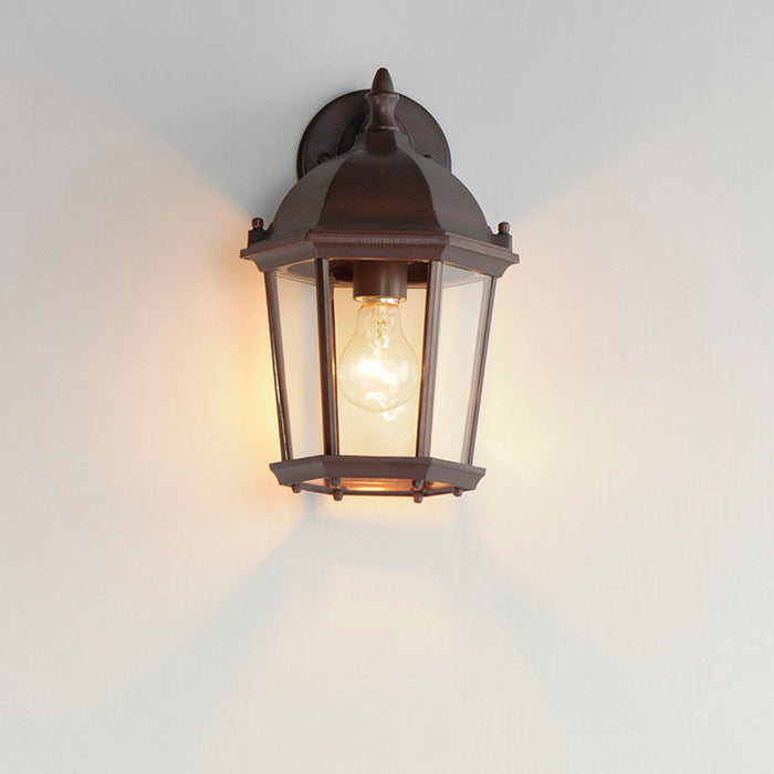 Maxim 1024 Builder Cast 1-lt 12" Tall Outdoor Wall Lantern
