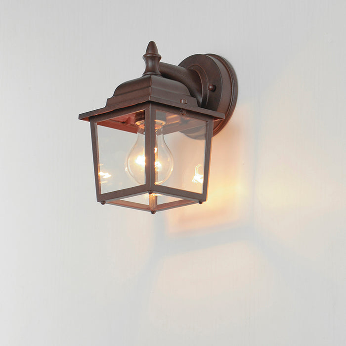 Maxim 1025 Builder Cast 1-lt 9" Tall Outdoor Wall Lantern