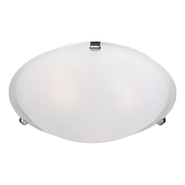 Maxim 11060 Malaga 4-lt 20" Flush Mount, Frosted Glass