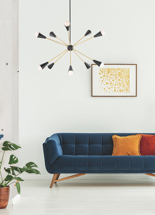 Maxim 11268 Lovell 10-lt 32" Pendant
