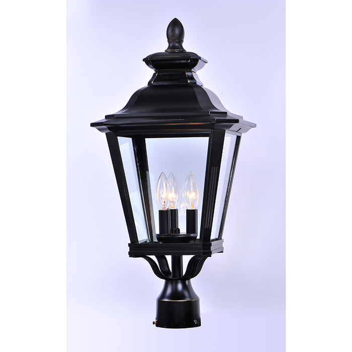 Maxim 1131 Knoxville 3-lt 24" Tall Outdoor Post Mount