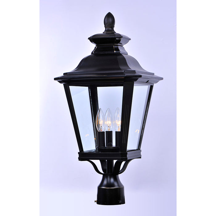 Maxim 1131 Knoxville 3-lt 24" Tall Outdoor Post Mount