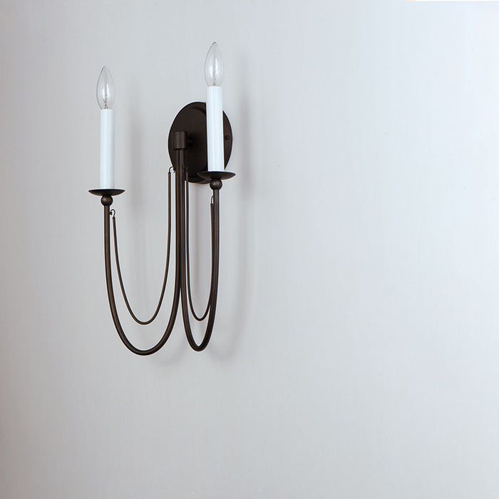 Maxim 12161 Plumette 2-lt 16" Tall Wall Sconce