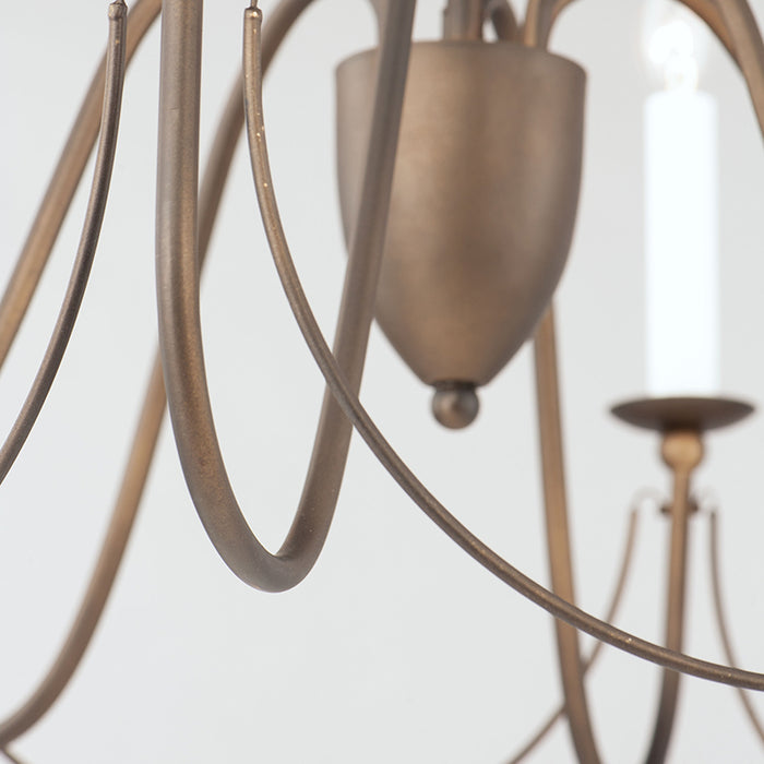Maxim 12166 Plumette 6-lt 28" Chandelier