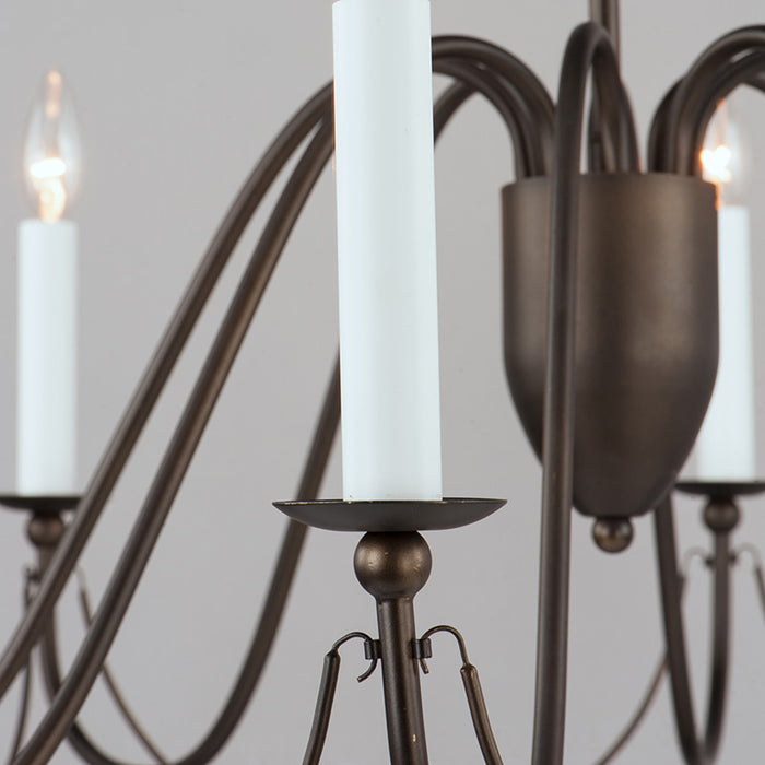 Maxim 12168 Plumette 8-lt 36" Chandelier