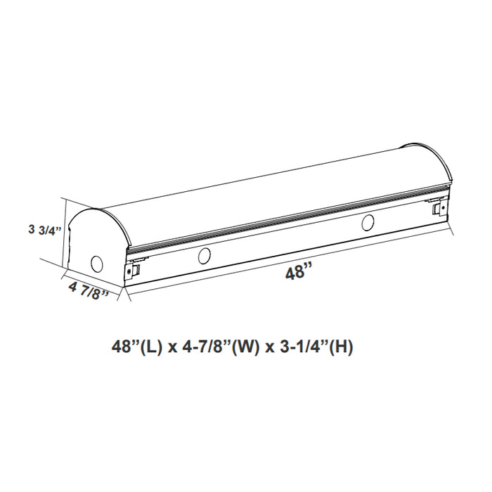Westgate LSL 6FT 60W LED Strip Light, CCT