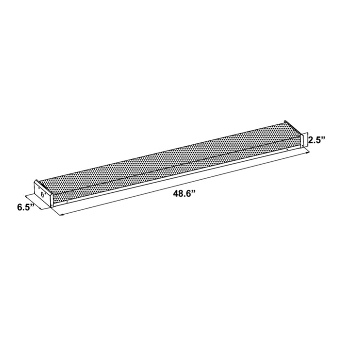 Westgate WAS 4FT 42W LED Standard Wraparound, 3500K