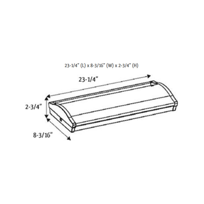 Westgate WA 2-FT 25W LED Wraparound, 5000K