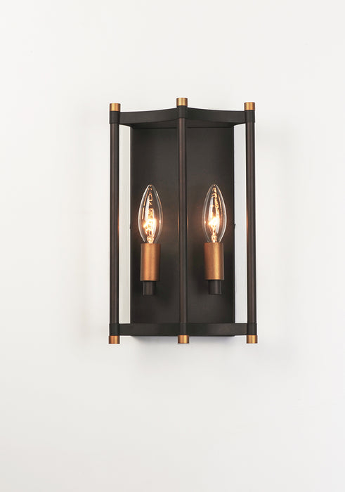 Maxim 13599 Wellington 2-lt 12" Tall Wall Sconce