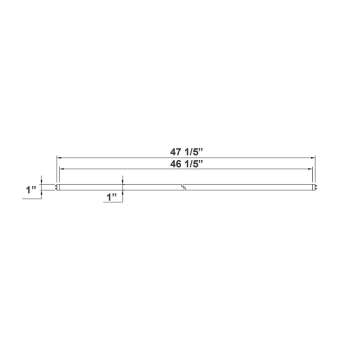Westgate T8-EZ6-GS 4FT 15W LED T8 Linear Lamp, 3500K, 12-PACK