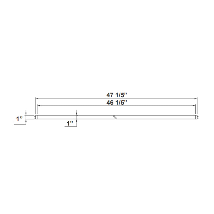 Westgate T8-EZ6-GS 4FT 15W LED T8 Linear Lamp, 3000K, 12-Pack