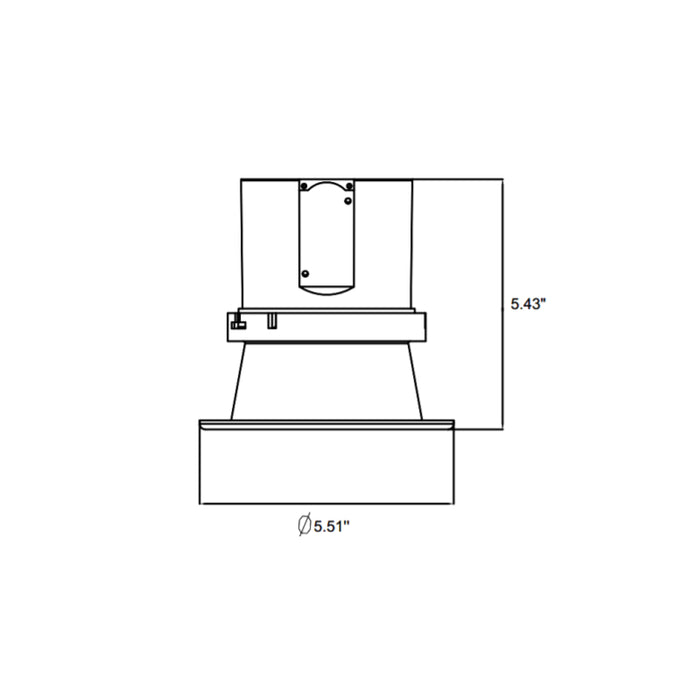 Westgate CRLC4 4" 15W LED Commercial Recessed Light, 4000K
