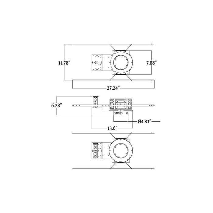 Westgate CRL-HSG-4 4" Housing for Commercial Recessed Light