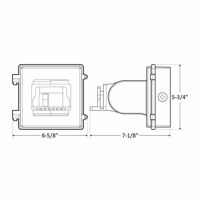 Westgate LFX-AWB Adjustable Wall Junction Box for LFX