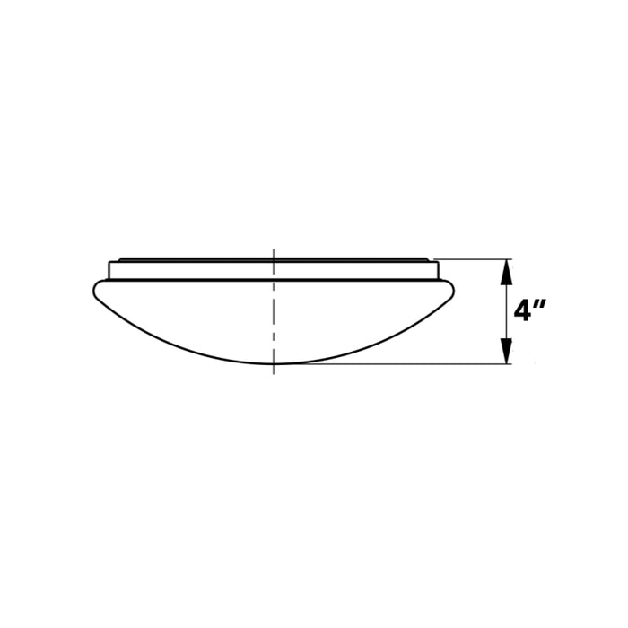 Westgate FCR 14" 22W LED Cloud Fixture, 4000K