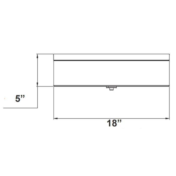 Westgate LCFF 18" LED Flush Mount