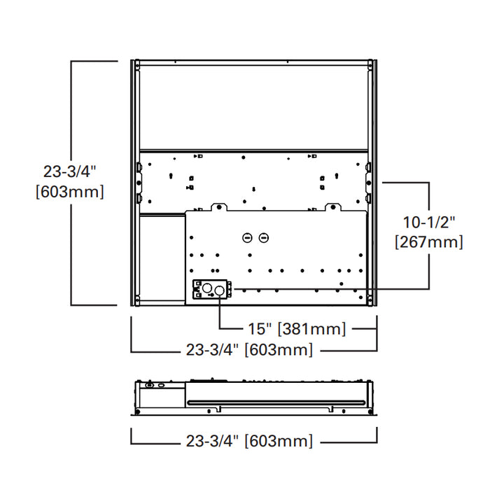 Metalux Cruze ST 2x2 31.2W LED Troffer, Selectable Lumens & CCT, 0-10 Dim, 120-277V