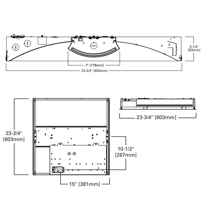 Metalux Cruze ST 2x2 Standard Efficacy 26.7W LED Recessed Troffer