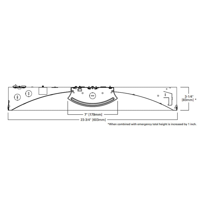 Metalux Cruze ST 2x4 46.8W LED Troffer, Selectable Lumens & CCT, 0-10 Dim,  120-277V