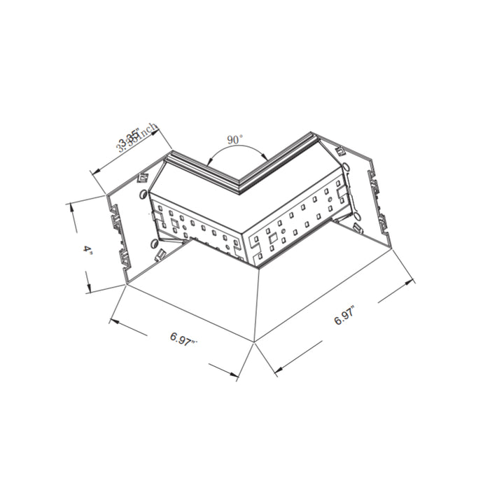 Westgate SCX4 Inside Corner Fixture Modules, CCT