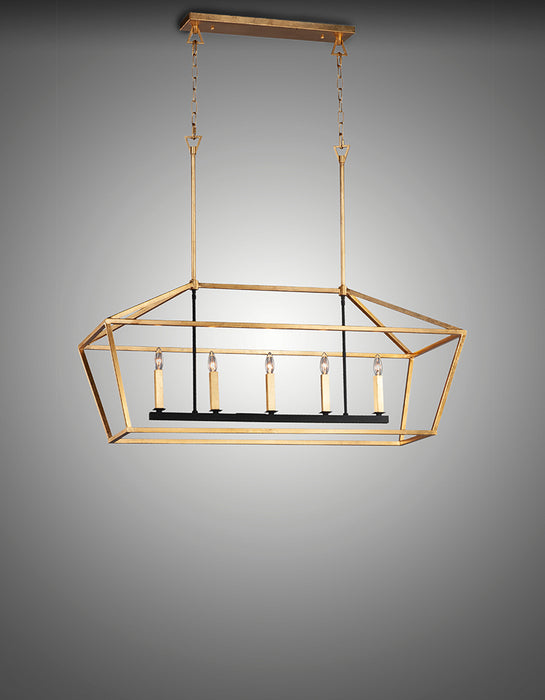 Maxim 25157 Abode 5-lt 47" Linear Chandelier