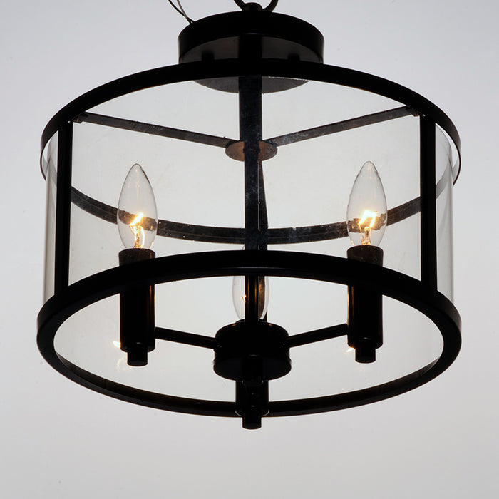 Maxim 25250 Sentinel 3-lt 13" Semi-Flush Mount