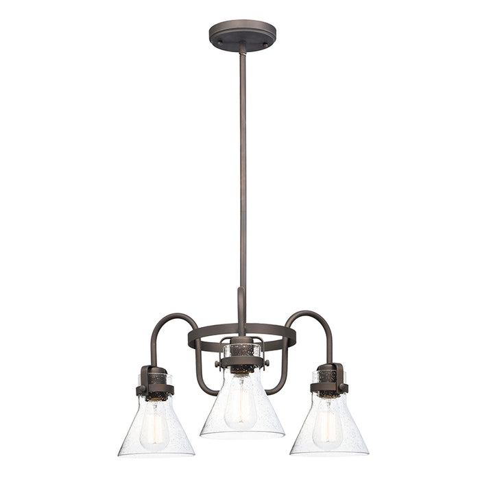 Maxim 26116 Seafarer 3-lt 22" Chandelier with Bulbs