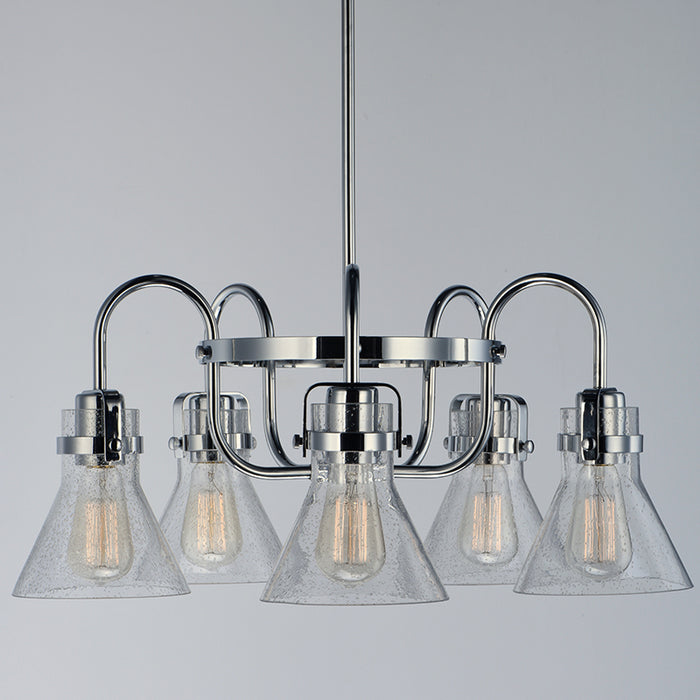 Maxim 26117 Seafarer 5-lt 24" Chandelier with Bulbs