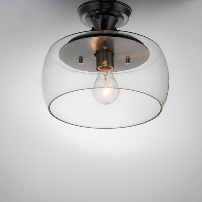 Maxim 26129 Goblet 1-lt 11" Semi Flush Mount