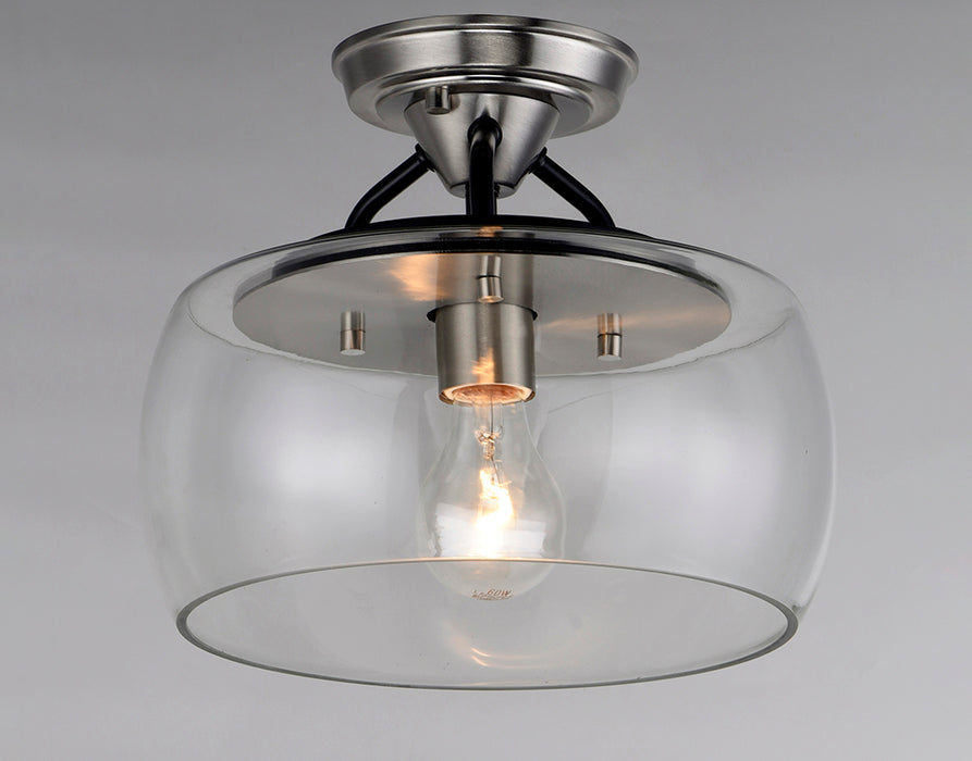 Maxim 26129 Goblet 1-lt 11" Semi Flush Mount