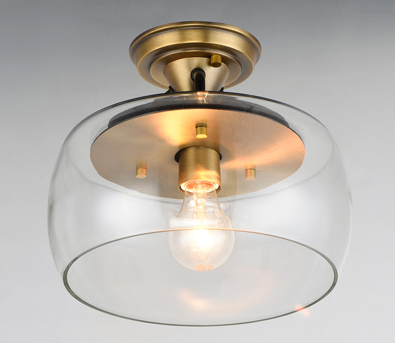 Maxim 26129 Goblet 1-lt 11" Semi Flush Mount