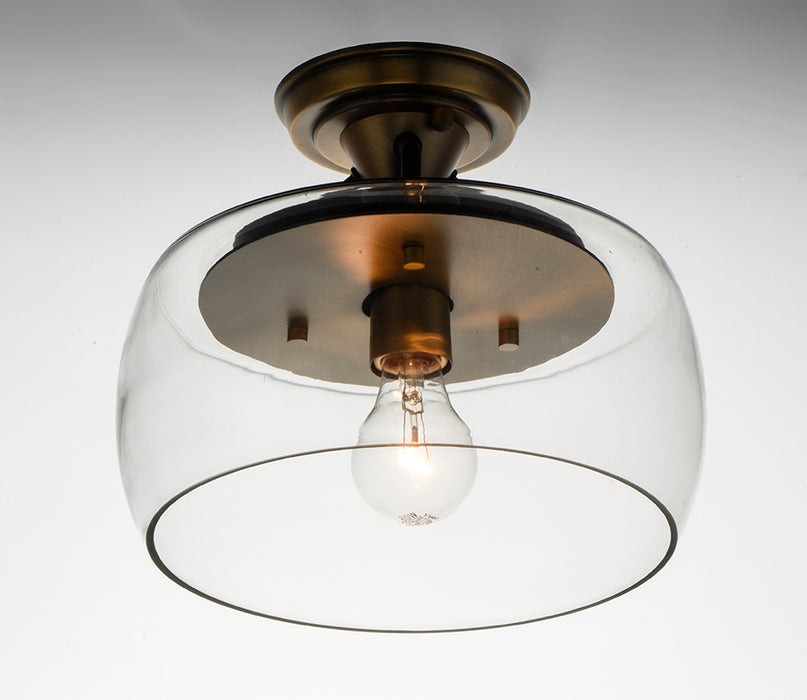 Maxim 26129 Goblet 1-lt 11" Semi Flush Mount