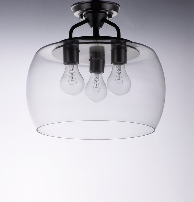 Maxim 26130 Goblet 3-lt 14" Semi Flush Mount