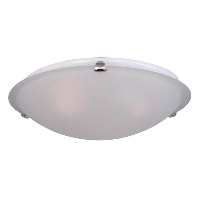 Maxim 2681 Malaga 3-lt 16" Flush Mount, Frosted Glass