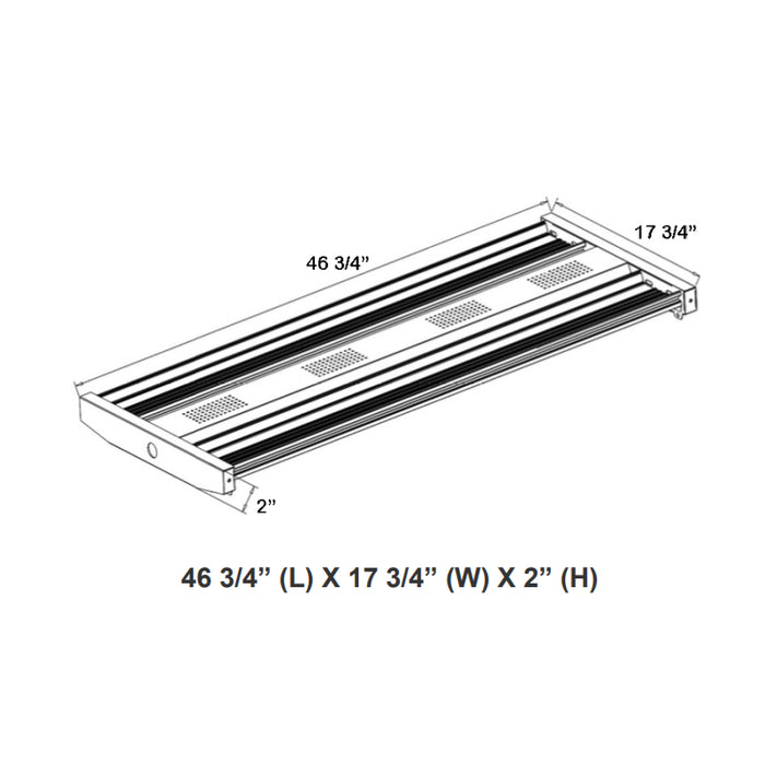 Westgate LLHB4 300W LED Linear High Bay, 480V